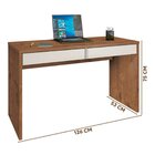 Escrivaninha 2 Gavetas 126cm Max