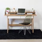 Escrivaninha 2 Gavetas 139cm Home Office Workflow Móvel Na Ca