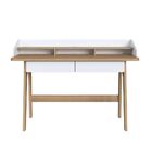 Escrivaninha 2 Gavetas 139cm Home Office Workflow Móvel Na Ca