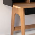 Escrivaninha 2 Gavetas 139cm Home Office Workflow Móvel Na Ca