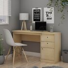 Escrivaninha 2 Gavetas 1 Porta Guaili Yescasa Savana/branco