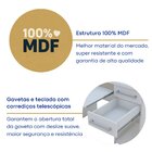 Escrivaninha 2 Gavetas 9665 Oscarini Branco