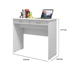 Escrivaninha 2 Gavetas - Branco