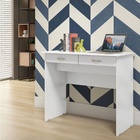 Escrivaninha 2 Gavetas - Branco