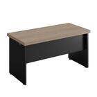 Escrivaninha 2 Gavetas Cerfir Nogueira Preto