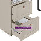 Escrivaninha 2 Gavetas Design 1.2 Pé Em Mdf Linea Brasil