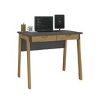 Escrivaninha 2 Gavetas E 1 Estante 8 Nichos Veneza Espresso M