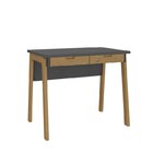 Escrivaninha 2 Gavetas E 1 Estante 8 Nichos Veneza Espresso M