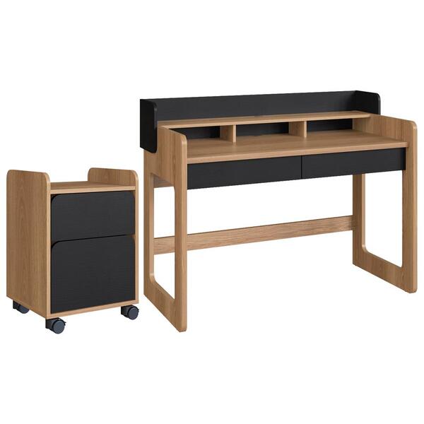 Escrivaninha 2 Gavetas E Gaveteiro 28000x27998 Artesano