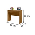 Escrivaninha 2 Gavetas Freijó – Ej Móveis