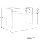 Escrivaninha 2 Gavetas Intelectual Zanzini