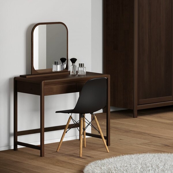 Escrivaninha 2 Gavetas Madeira Maciça Modena Capuccino