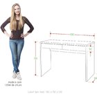 Escrivaninha 2 Gavetas Max Zanzini Nogal