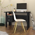 Escrivaninha 2 Gavetas Msm423 Movelbento Preto