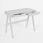 Escrivaninha 2 Gavetas Olivia - Branco