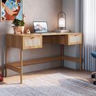 Escrivaninha 2 Gavetas Palhinha 27931 Linha Oslo Artesano