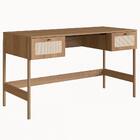 Escrivaninha 2 Gavetas Palhinha 27931 Linha Oslo Artesano