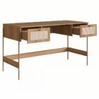 Escrivaninha 2 Gavetas Palhinha 28931 Linha Oslo Artesano