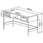 Escrivaninha 2 Gavetas Palhinha 28931 Linha Oslo Artesano