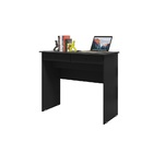 Escrivaninha 2 Gavetas Preto – Ej Móveis