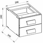 Escrivaninha 2 Gavetas Studio 900 Caemmun