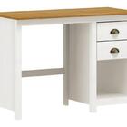 Escrivaninha 2 Gavetas Topazio Branco/carvalho