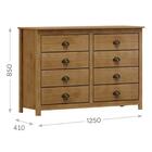 Escrivaninha 2 Gavetas Topázio - Freijó