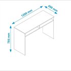 Escrivaninha 2 Nichos Office Brv Móveis Branca