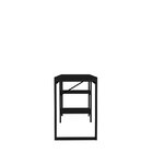 Escrivaninha 2 Prateleiras 130cm Slim Preto