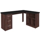 Escrivaninha 3 Gavetas Com Nichos Flex Mali Artany