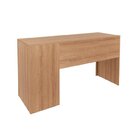 Escrivaninha 3 Gavetas Me4102 Com 2 Estantes Para Escritório