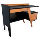 Escrivaninha 3 Gavetas Skrive - Amêndoa Preto