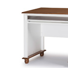 Escrivaninha 3 Gavetas Suporte Para Teclado Divisor De Ambien