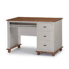 Escrivaninha 3 Gavetas Suporte Teclado E Divisor De Ambiente