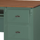 Escrivaninha 3 Gavetas Suporte Teclado E Divisor De Ambiente