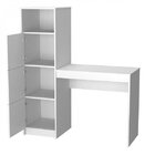 Escrivaninha 3 Portas 1 Nicho Fortaleza Nova Mobile Branca