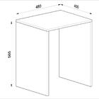 Escrivaninha 48cm Multimóveis Cr25132 Branca