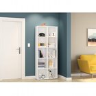 Escrivaninha 4 Gavetas Com Estante Livreiro 10 Nichos Belém