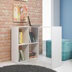 Escrivaninha 4 Nichos Branco Mdp 15mm