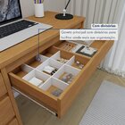 Escrivaninha 5 Gavetas 100% Mdf Berlim Yescasa Naturale