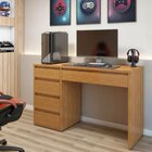 Escrivaninha 5 Gavetas 100% Mdf Berlim Yescasa Naturale