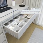 Escrivaninha 5 Gavetas 100% Mdf Berlim Yescasa Off White