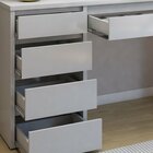 Escrivaninha 5 Gavetas 100% Mdf Berlim Yescasa Off White