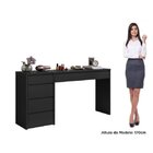 Escrivaninha 5 Gavetas Berlim Yescasa Preto