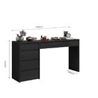 Escrivaninha 5 Gavetas Berlim Yescasa Preto