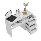 Escrivaninha 5 Gavetas Branco - Foscarini