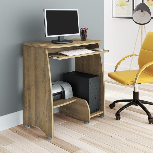 Escrivaninha 69cm Com Suporte De Cpu Multimóveis Cr25212