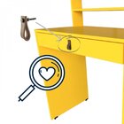 Escrivaninha 72cmx42cm Com Vib Móveis 1 Gaveta 72cm Bramov Am