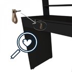 Escrivaninha 72cmx42cm Com Vib Móveis 1 Gaveta 72cm Bramov Pr