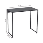 Escrivaninha 80Cm Preto Delin